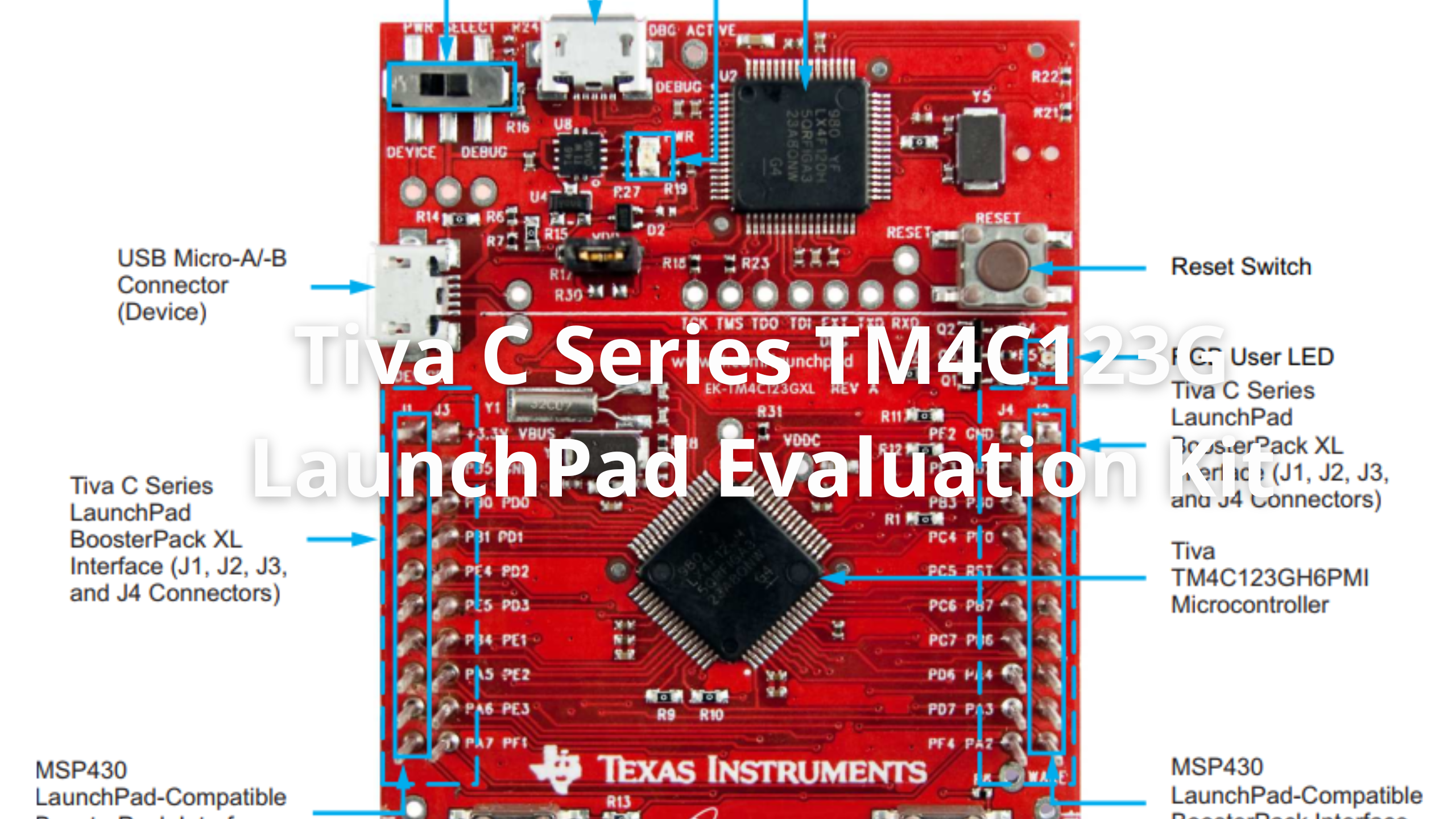 tiva c series tm4c123g board