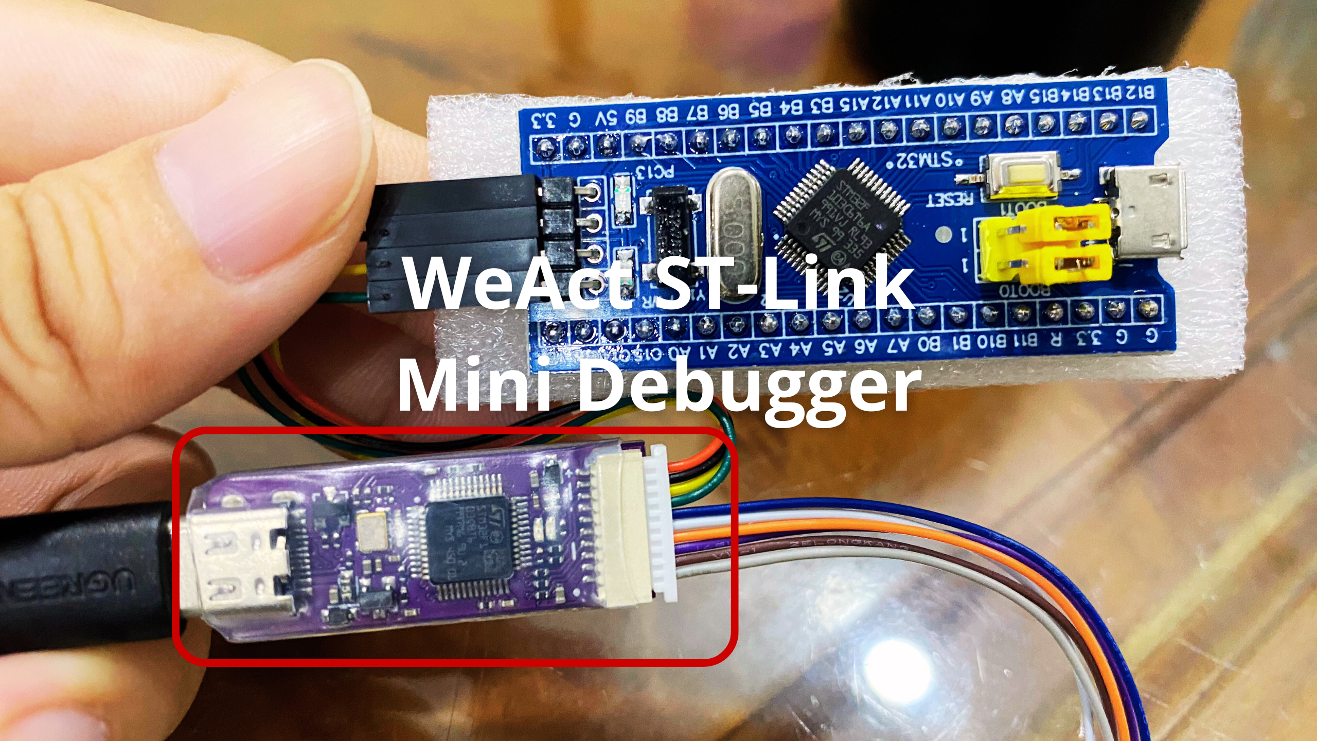 weact st-link mini debugger