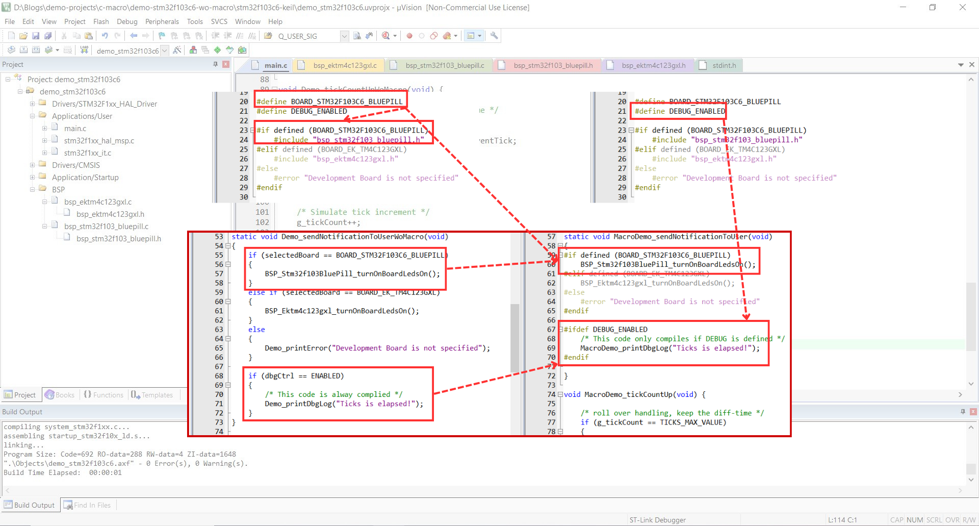 Conditional Compilation Example