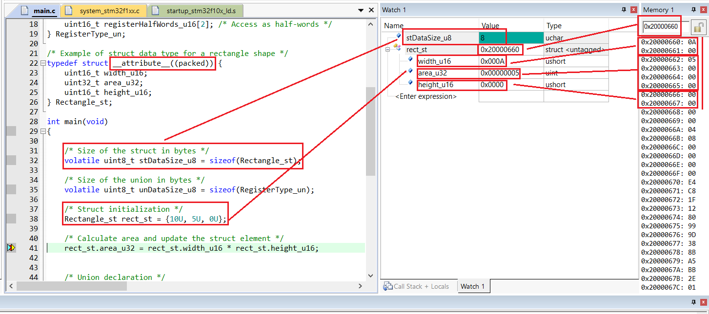 Removing Padding Bytes in Memory Layout